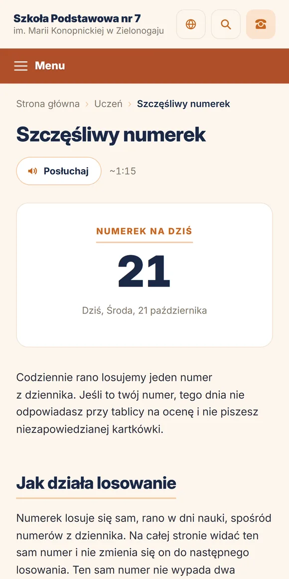 Szczęśliwy numerek na telefonie
